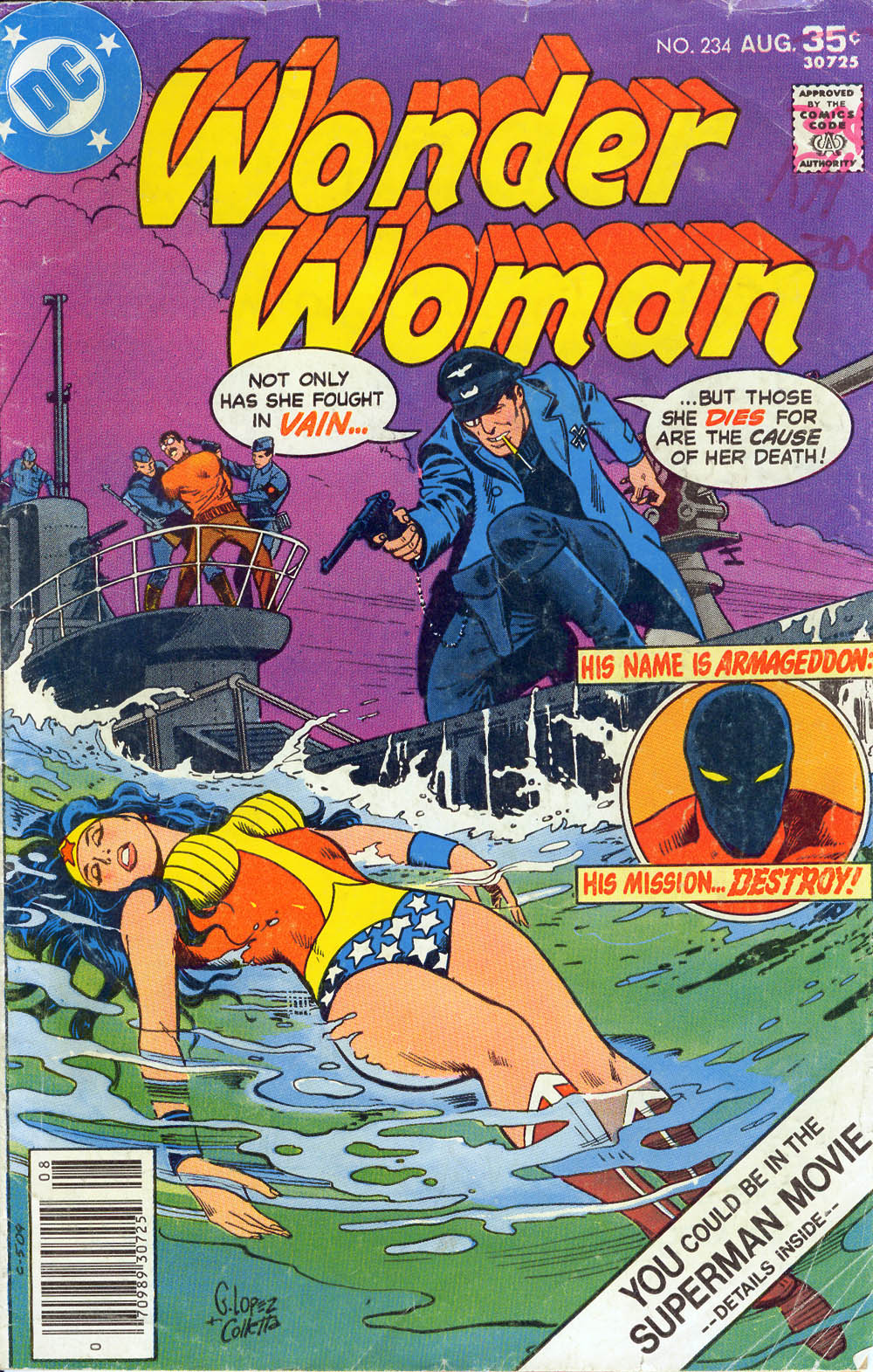 Read online Wonder Woman (1942) comic -  Issue #234 - 1