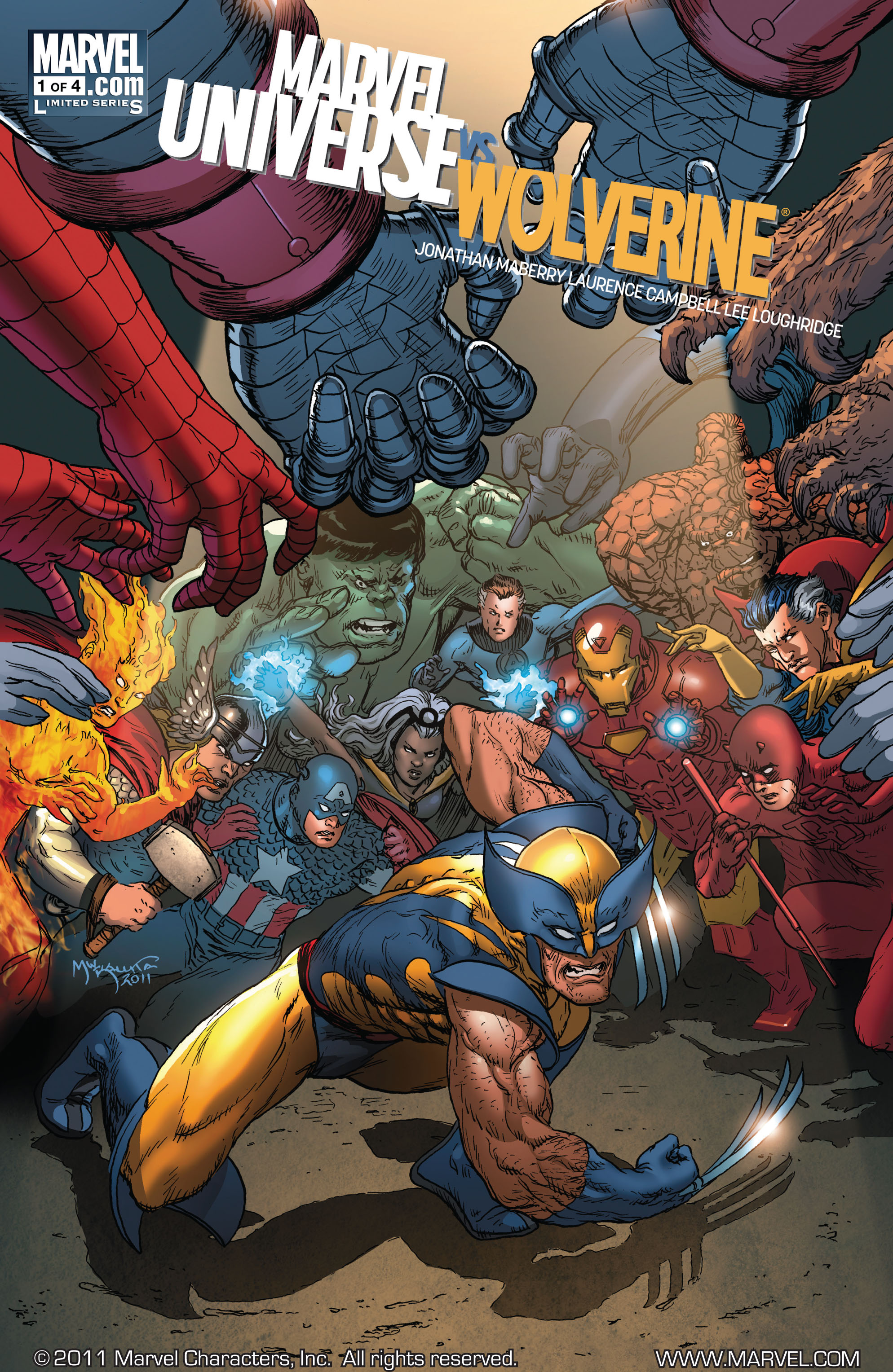 Read online Marvel Universe vs. Wolverine comic -  Issue #1 - 1