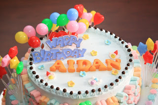 Baby Aidan Birthday cake