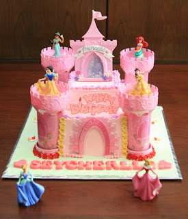 (Obsolete design) Princess Seycherlls castle cake