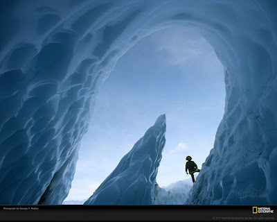 Matanuska Glacier Cave, Alaska Free Wall Paper