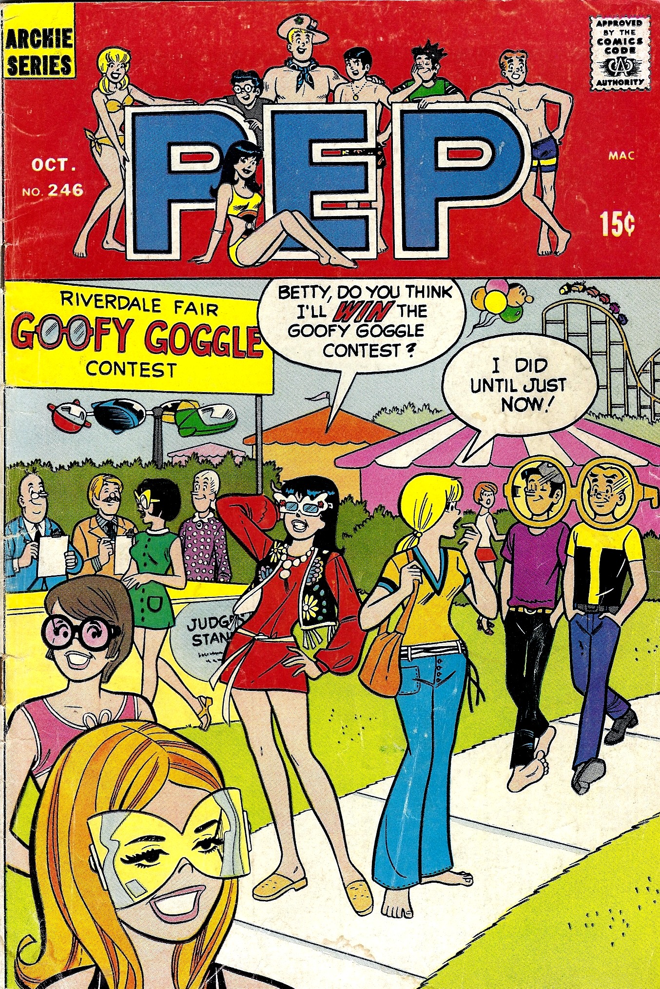 Read online Pep Comics comic -  Issue #246 - 1