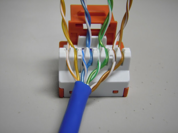 Cat5 To Phone Jack Wiring Diagram - Connect Cat6 Cable To Jack Youtube
