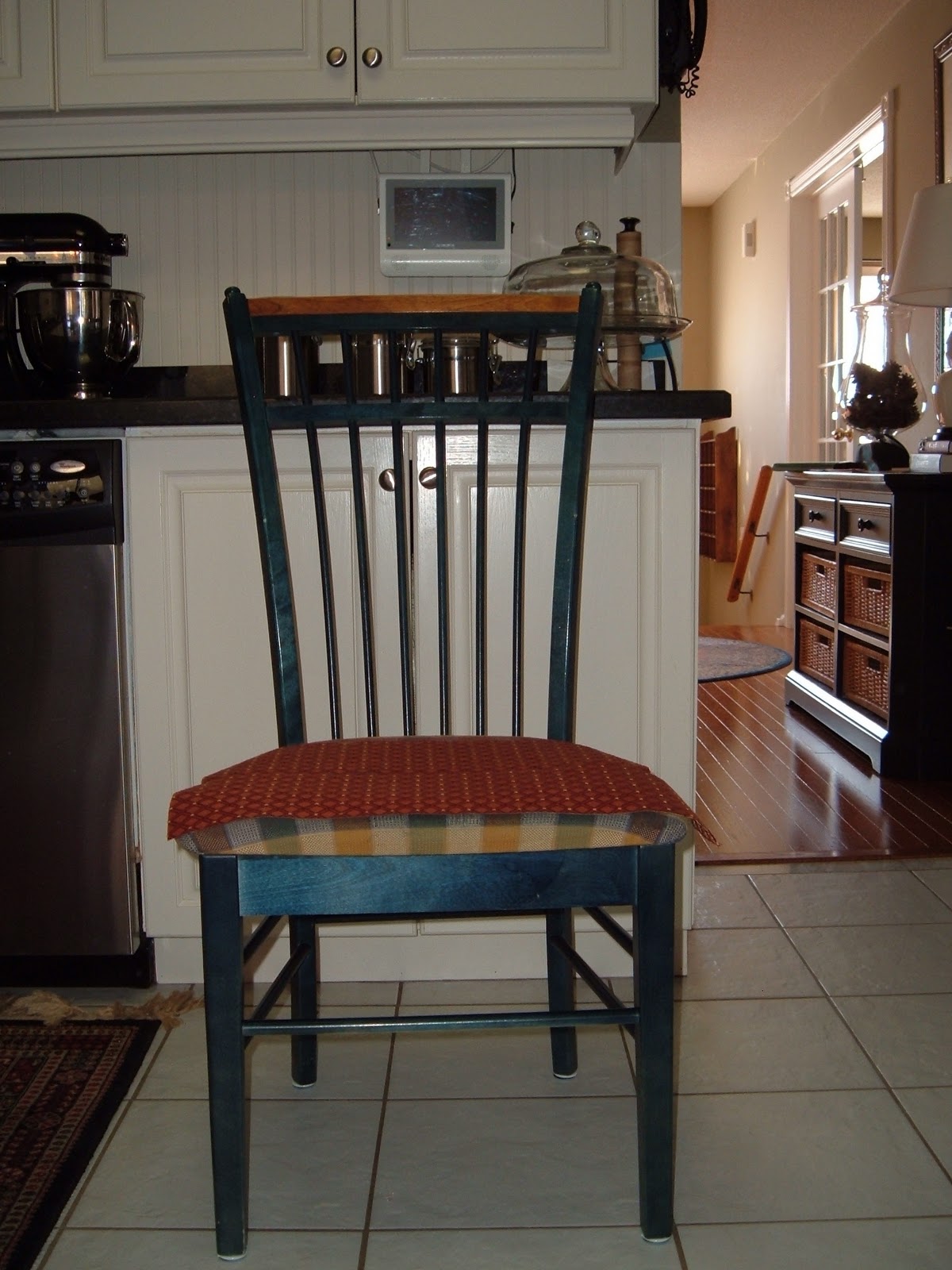 StyleBurb Recovering My Kitchen Chairs