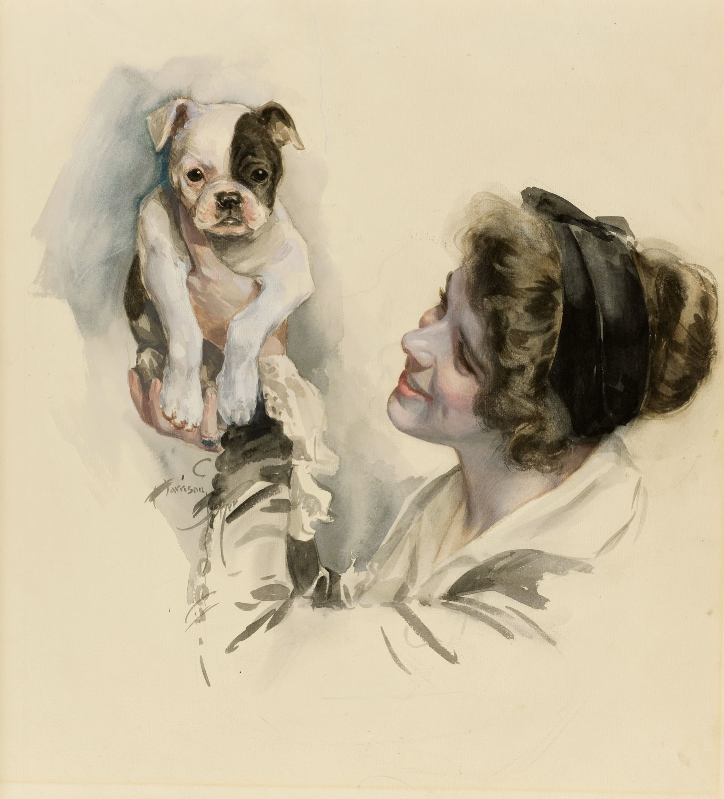 Дама с собачкой тест. Харрисон Фишер дама с собачкой. Харрисон Фишер художник картины. Харрисон Фишер (Harrison Fisher, 1875-1934). Харрисон Фишер Винтаж леди.