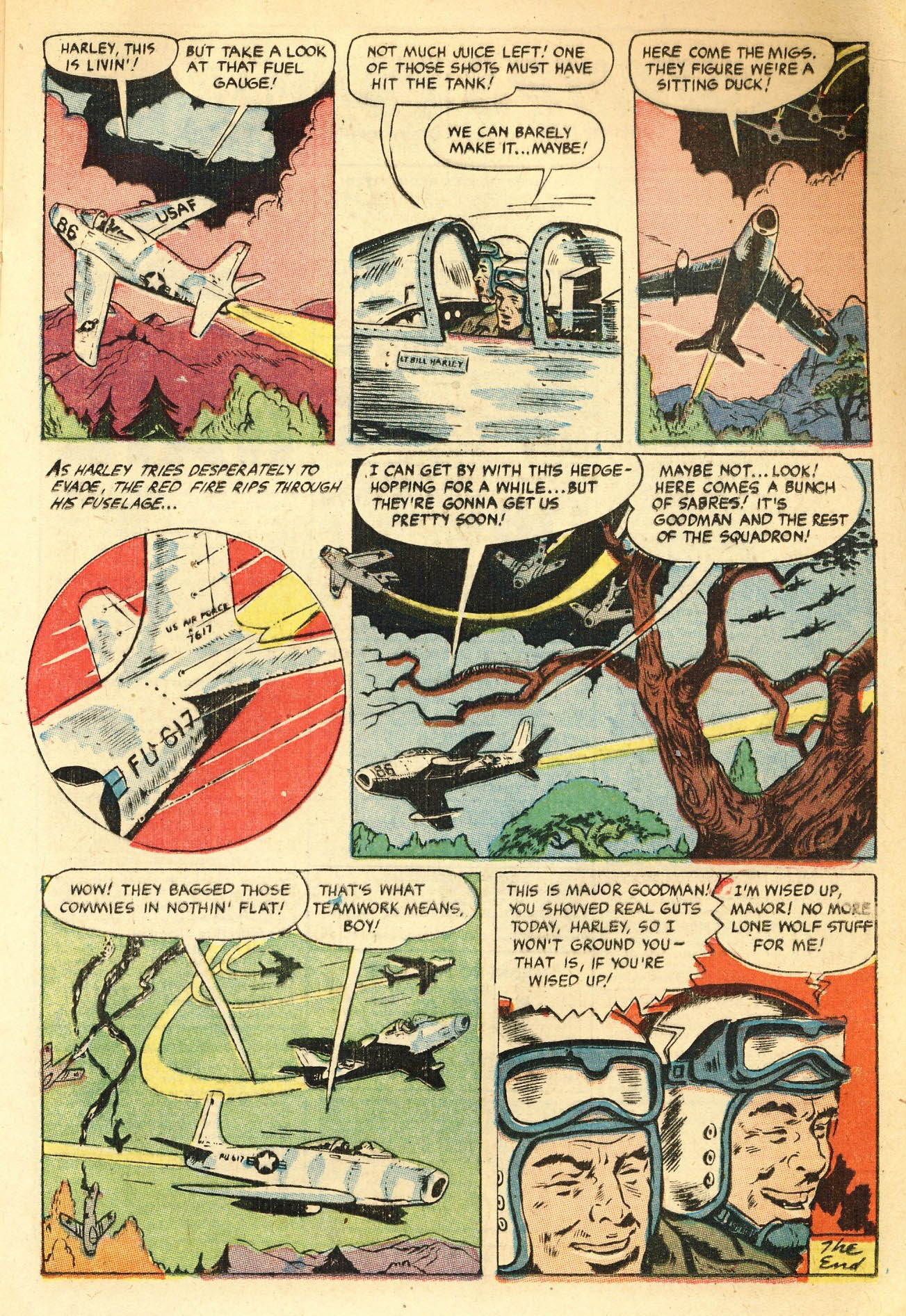 Read online War Birds (1952) comic -  Issue #2 - 17