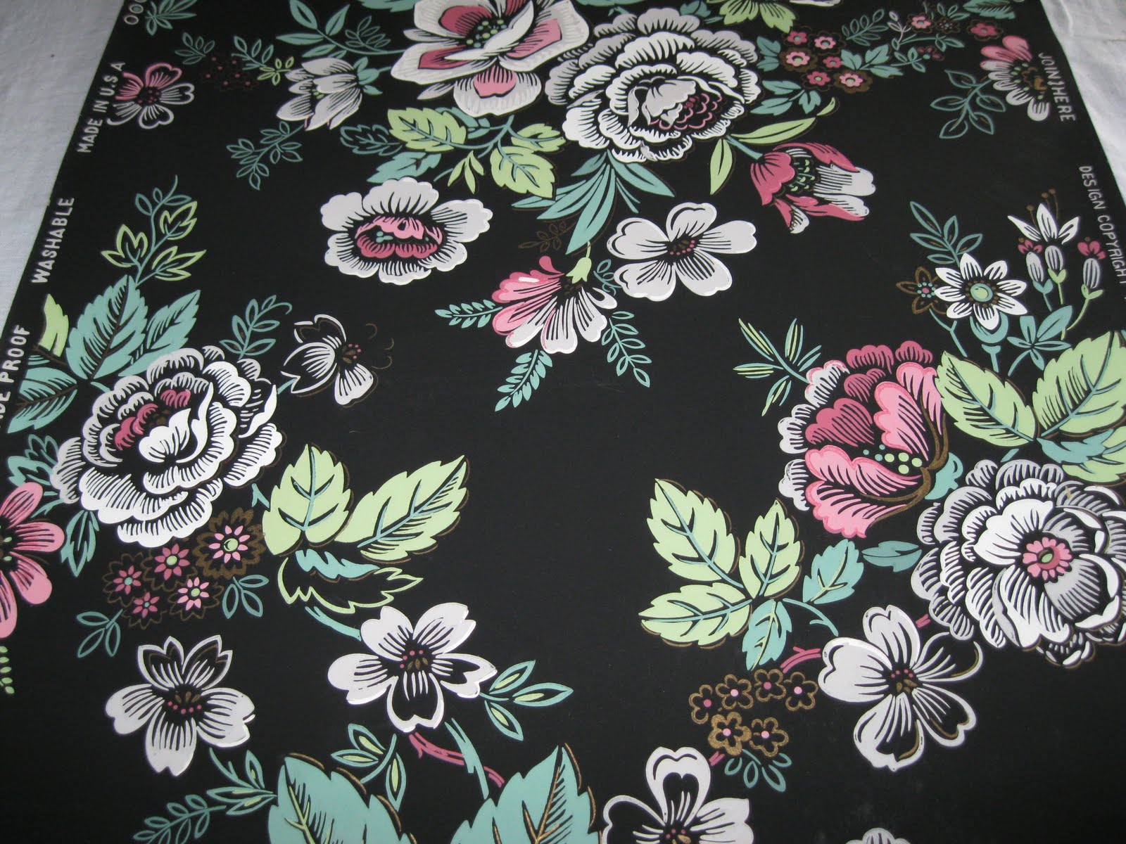 all my favorite things AMAZING vintage wallpaper for sale!