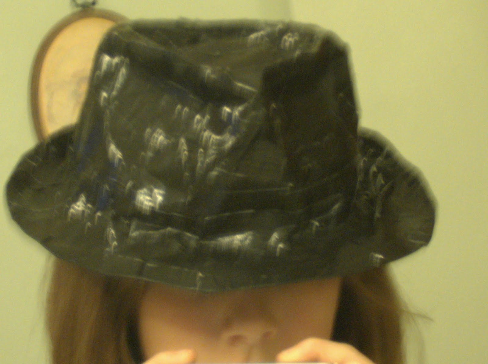 Random Scribbles How to make a fedora out of duct tape