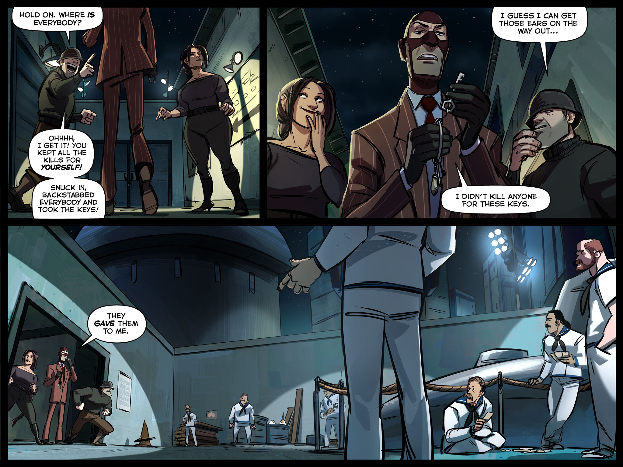 Read online Team Fortress 2 comic -  Issue #4 - 33