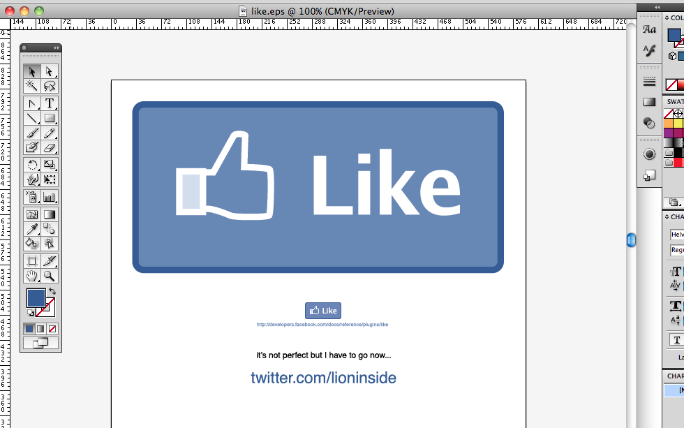 facebook like button vector. Der Facebook Like Button als Vektor kann hier heruntergeladen werden.
