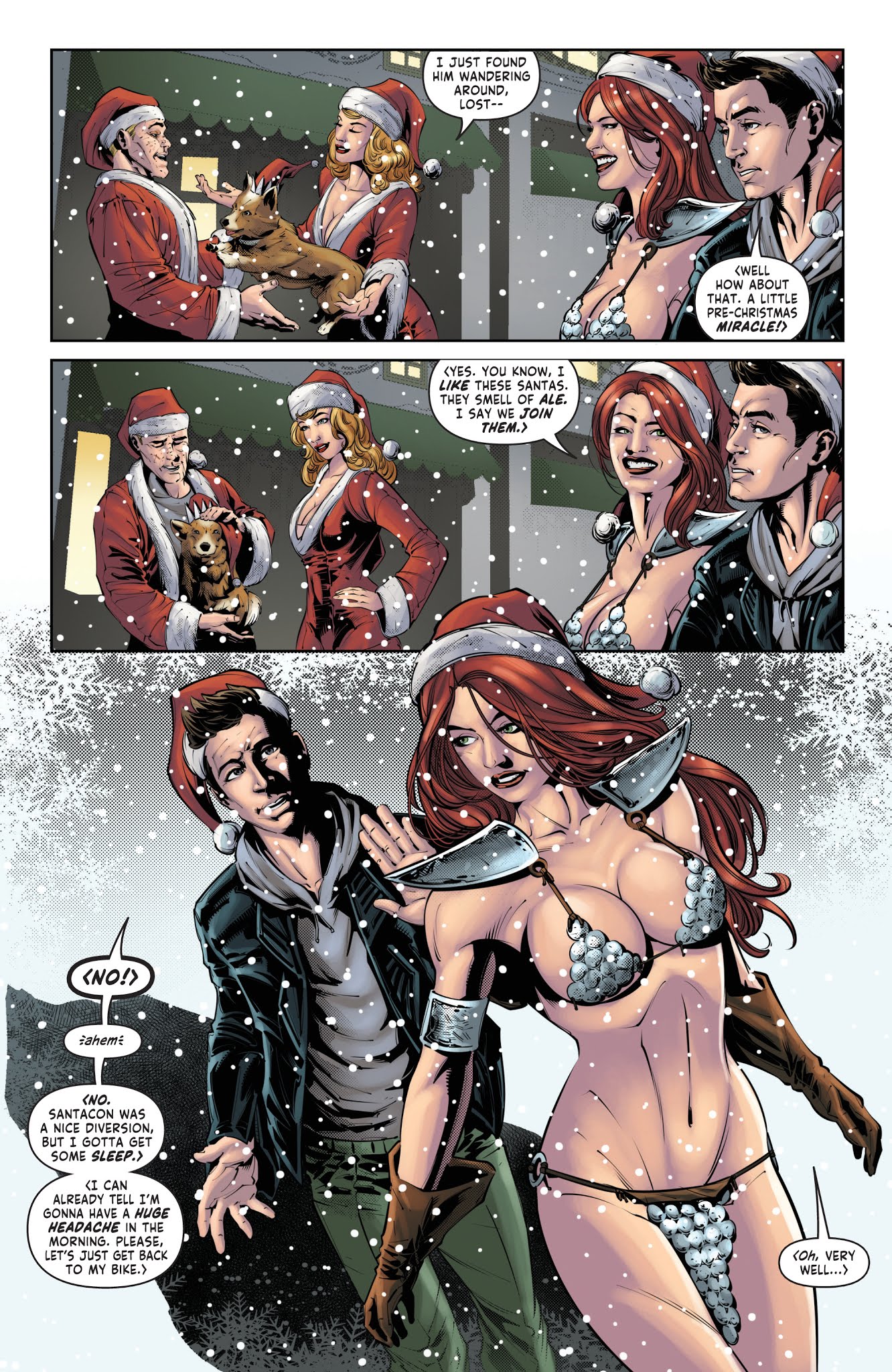 Read online Red Sonja: Holiday Special comic -  Issue # Full - 21