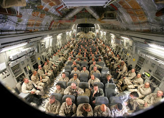 military kandahar inside interior aircraft 130 plane cargo troops transport air force 2008 bound globemaster greatest simple things riding