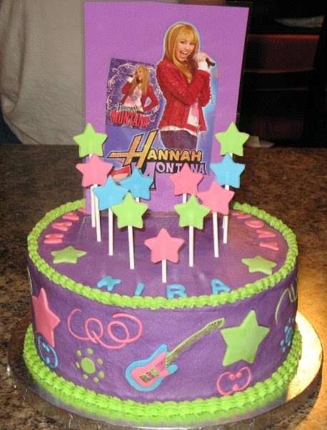 J's Cakes: Hannah Montana Cake