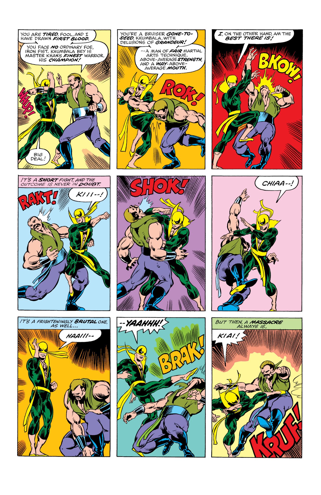 Read online Marvel Masterworks: Iron Fist comic -  Issue # TPB 2 (Part 1) - 89