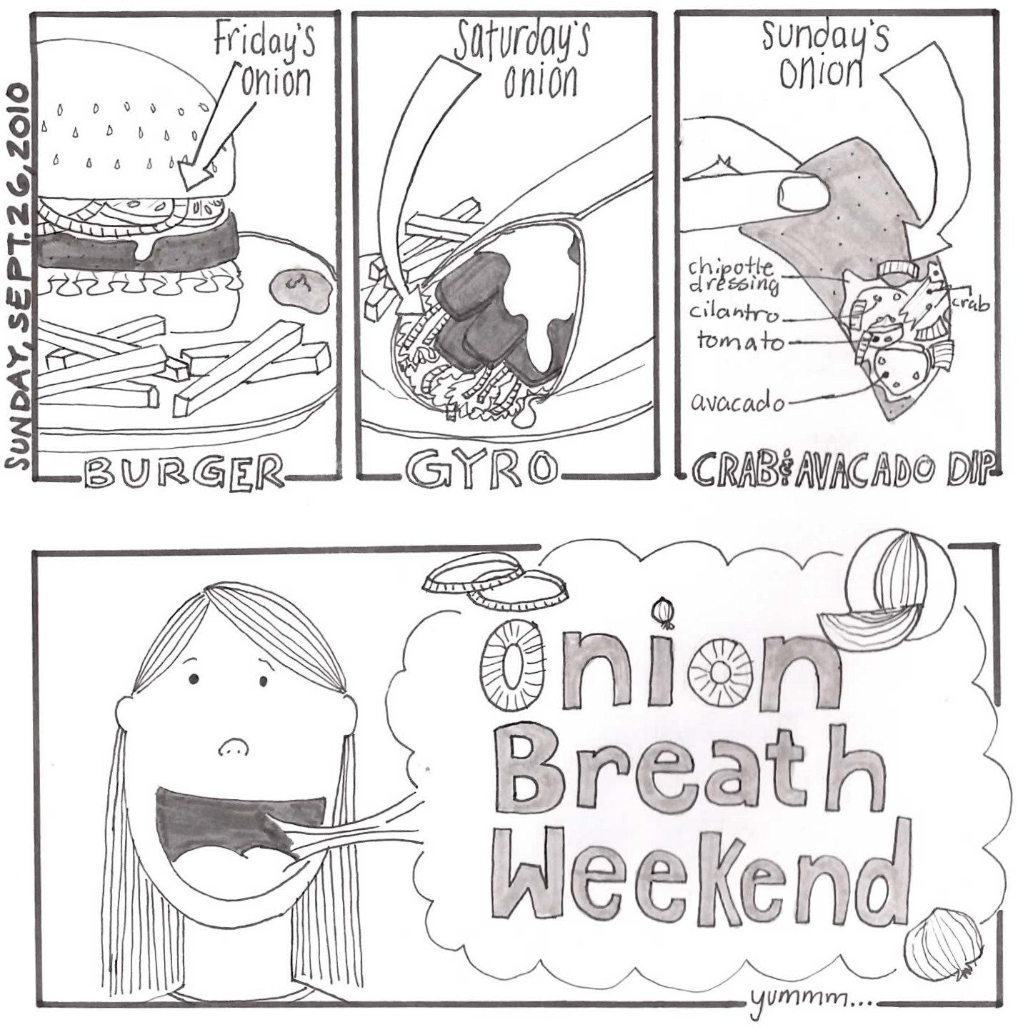 Downtown Doodler's Doodles Onion Breath