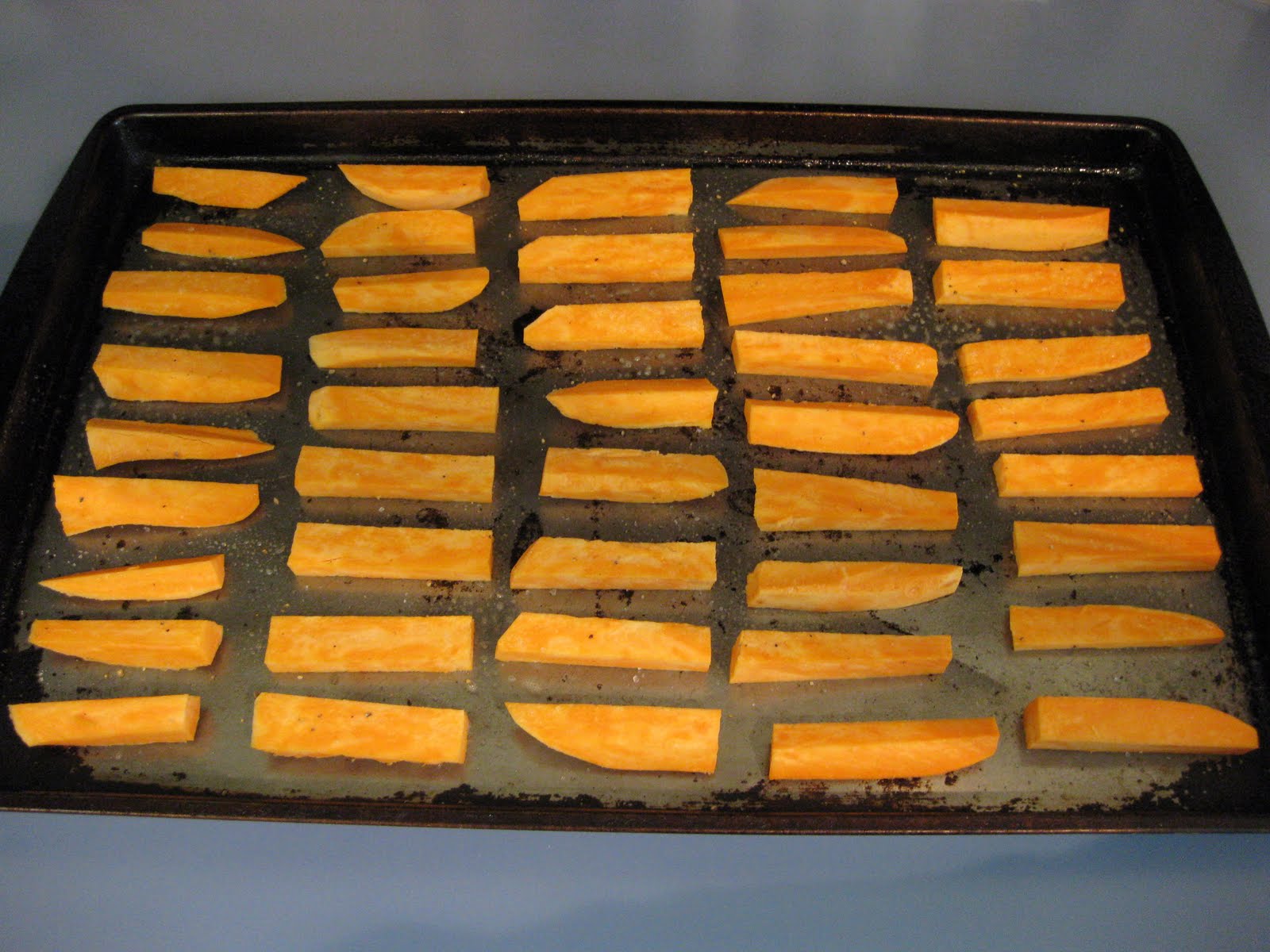 Sensible Recipes Baked Sweet Potato/Yam Fries Recipe (Vegan)