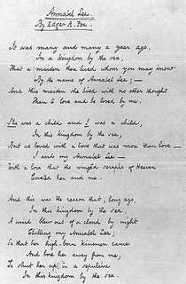 Edgar Allan Poe Annabel Lee manuscript