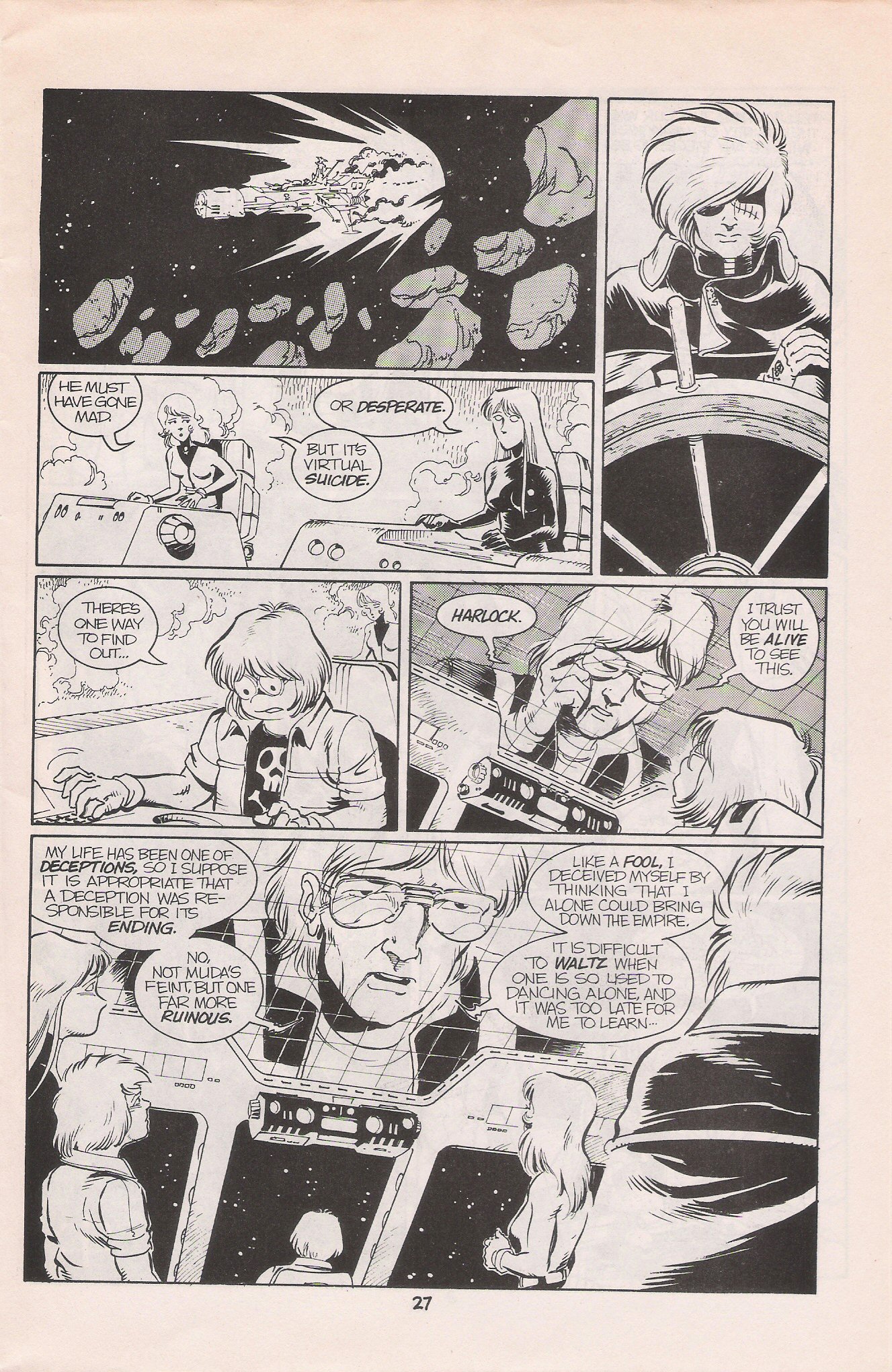 Read online Captain Harlock: Deathshadow Rising comic -  Issue #6 - 29