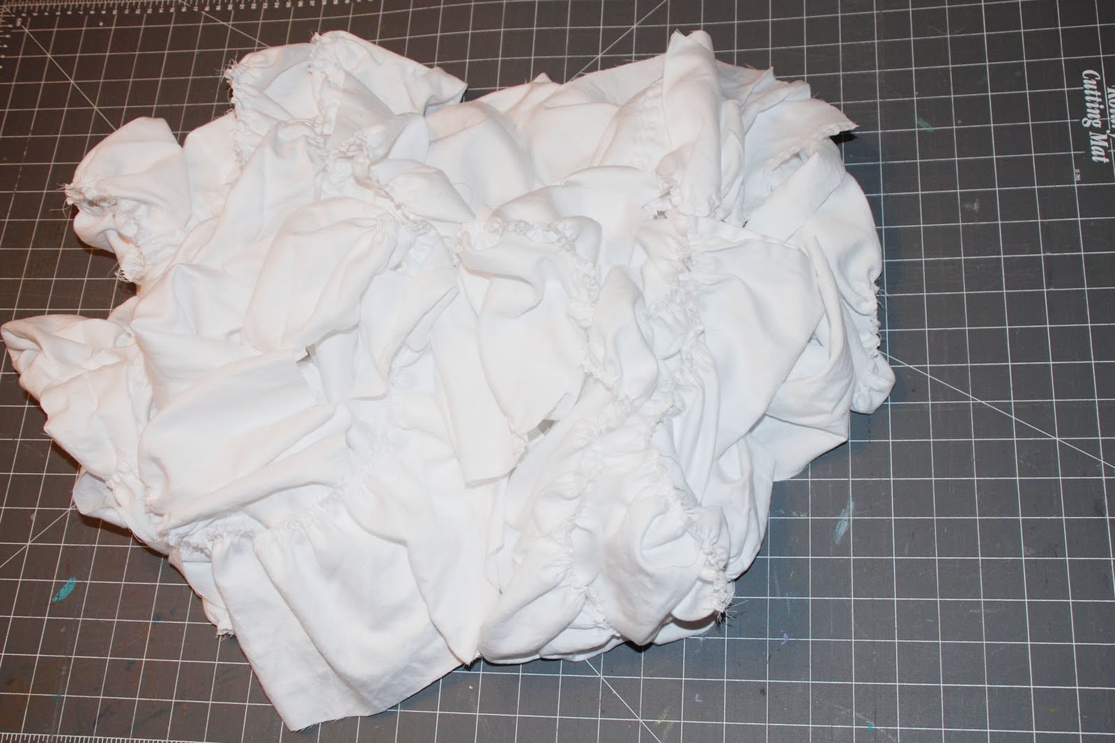 RUFFLED OUT