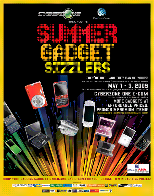 Summer Gadget Sizzlers event at Cyberzone OneE-com, SM Mall of Asia