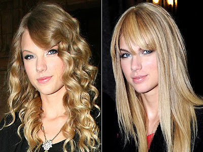 Taylor Swift Straight Hair Style