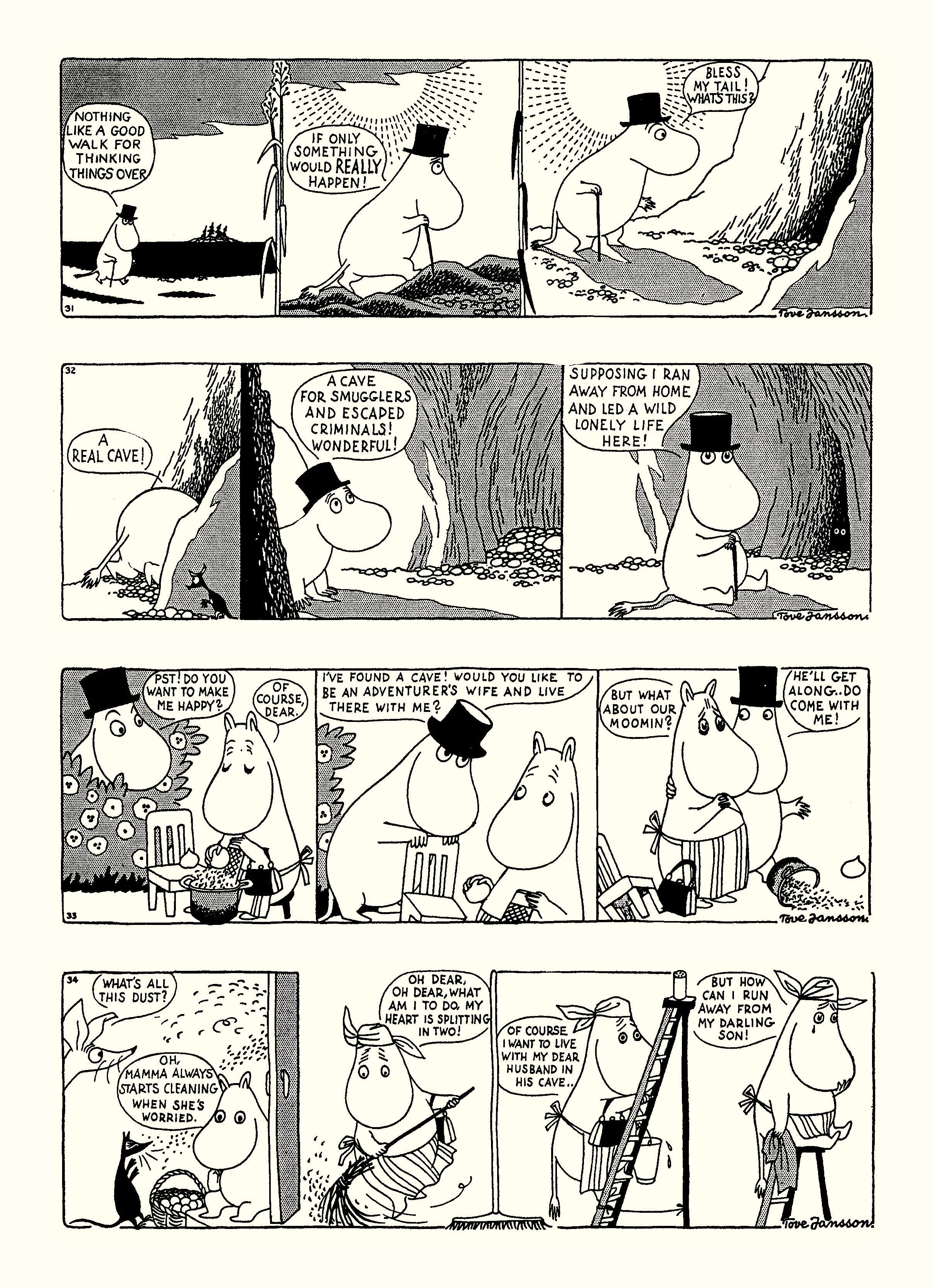 Read online Moomin: The Complete Tove Jansson Comic Strip comic -  Issue # TPB 1 - 38