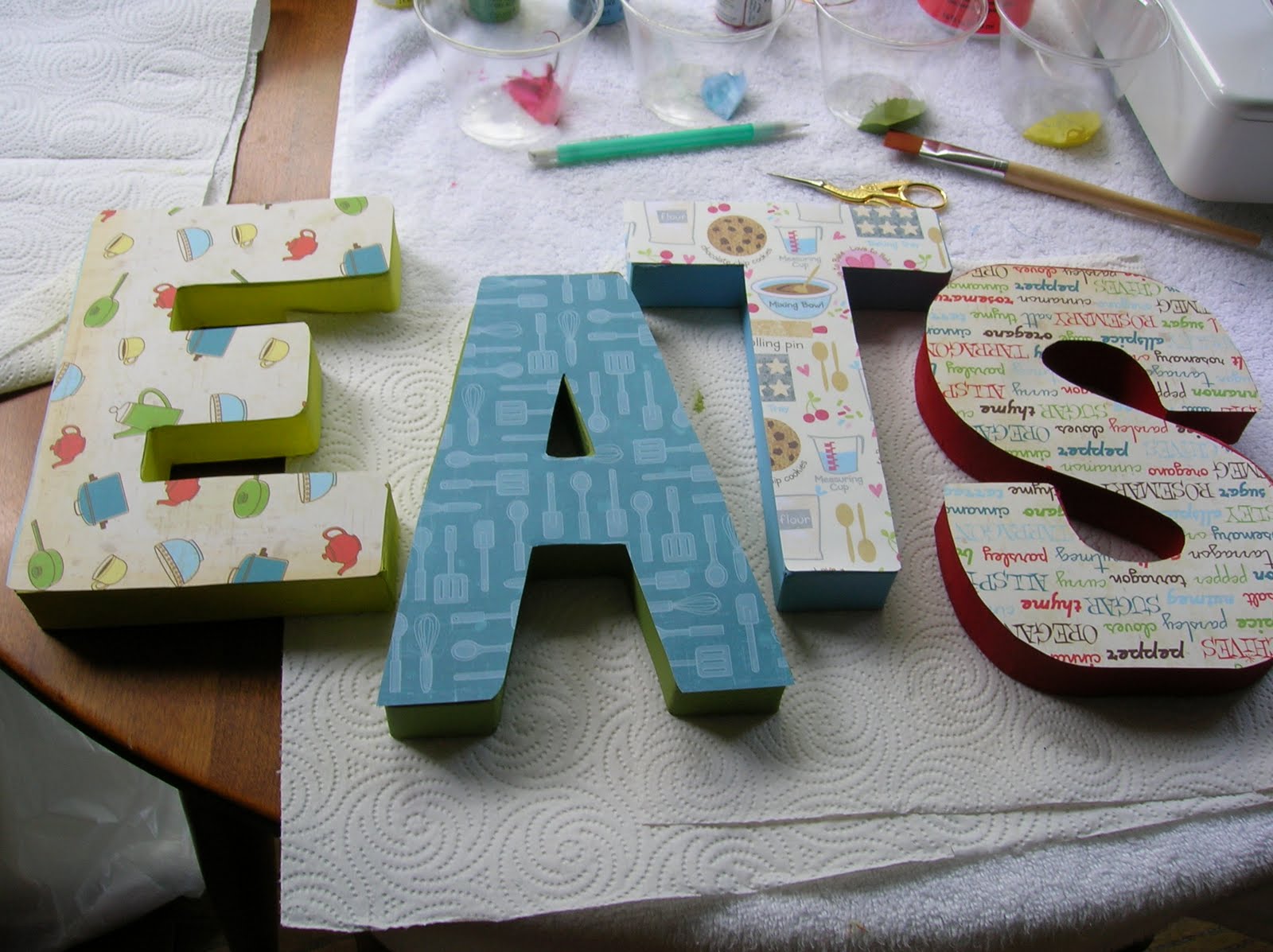 Tastefully Crafted Chipboard Letter Sign