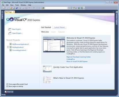 Daynight: Free Download Visual Studio 2010 Express/Professional Edition
