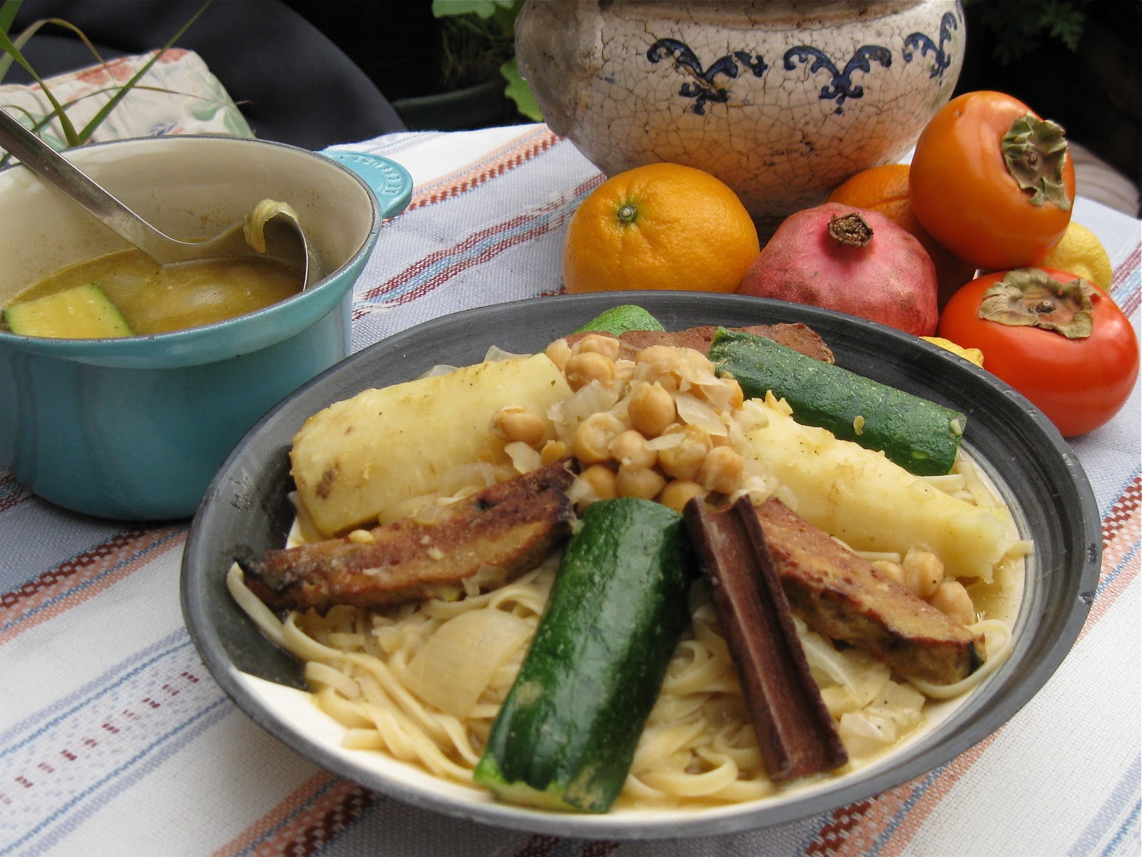 Dandelion Vegan Blog Noodles and Chickpeas in Cinnamon Scented Broth