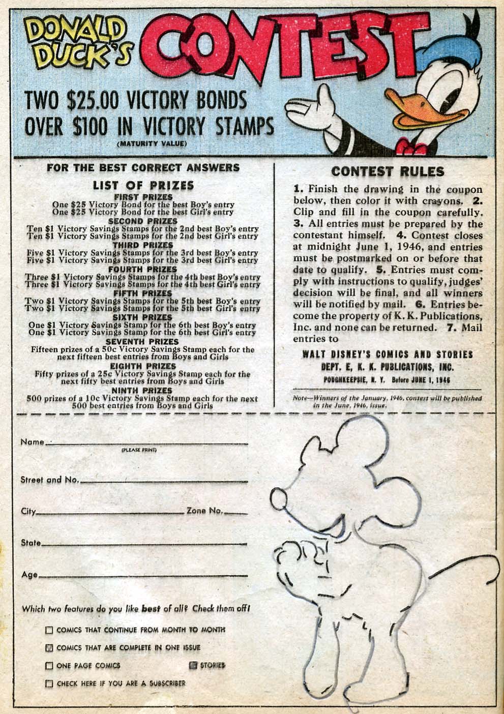 Read online Walt Disney's Comics and Stories comic -  Issue #68 - 40