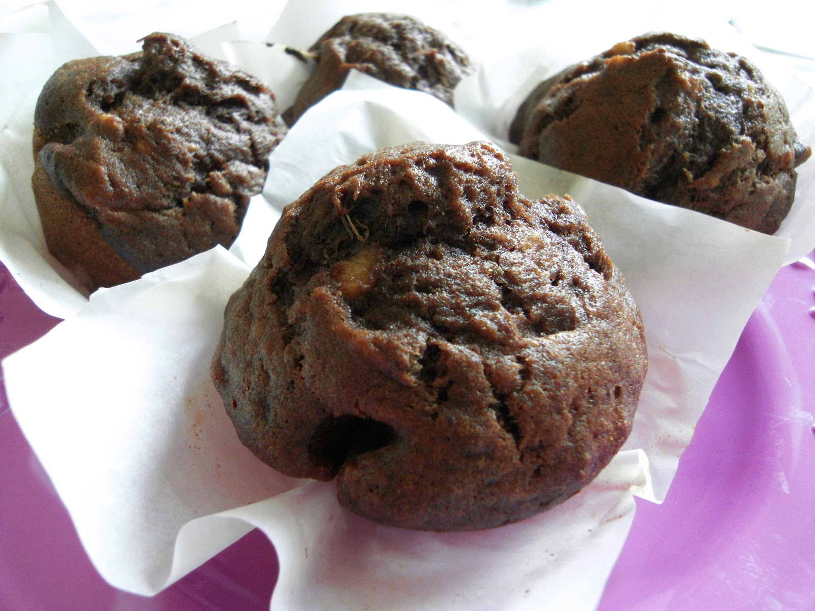Caramels, Bonbons et Chocolats Nigella's chocolate banana muffins