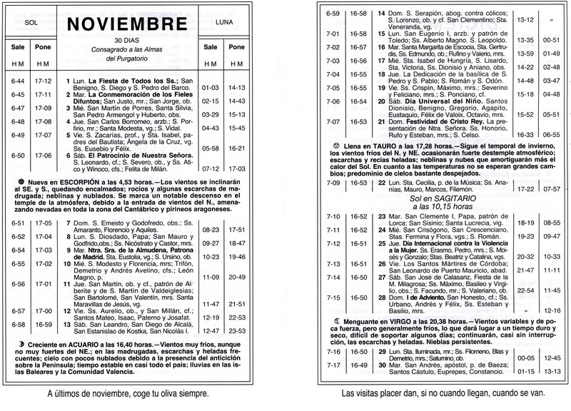 calendario zaragozano 2010