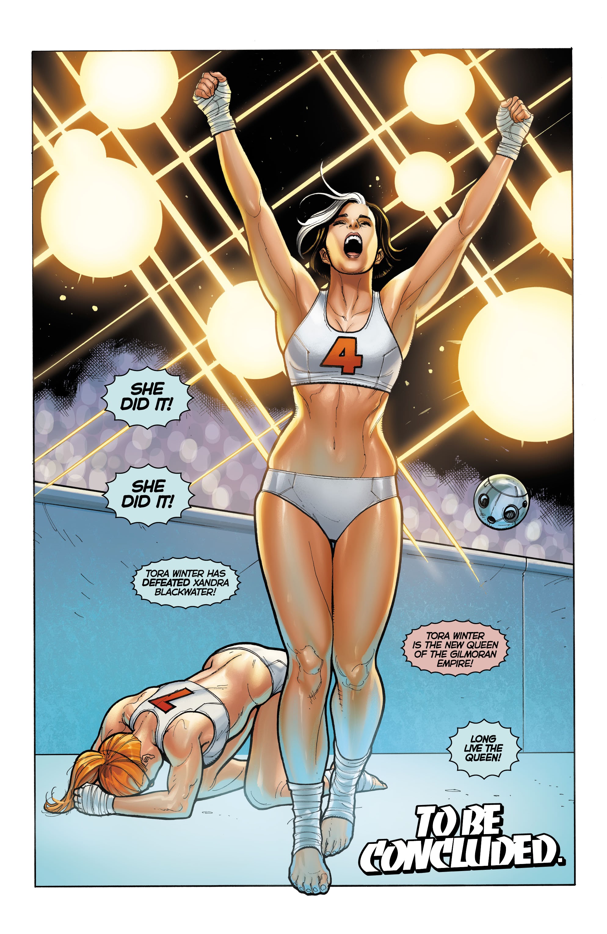 Read online Fight Girls comic -  Issue #4 - 21