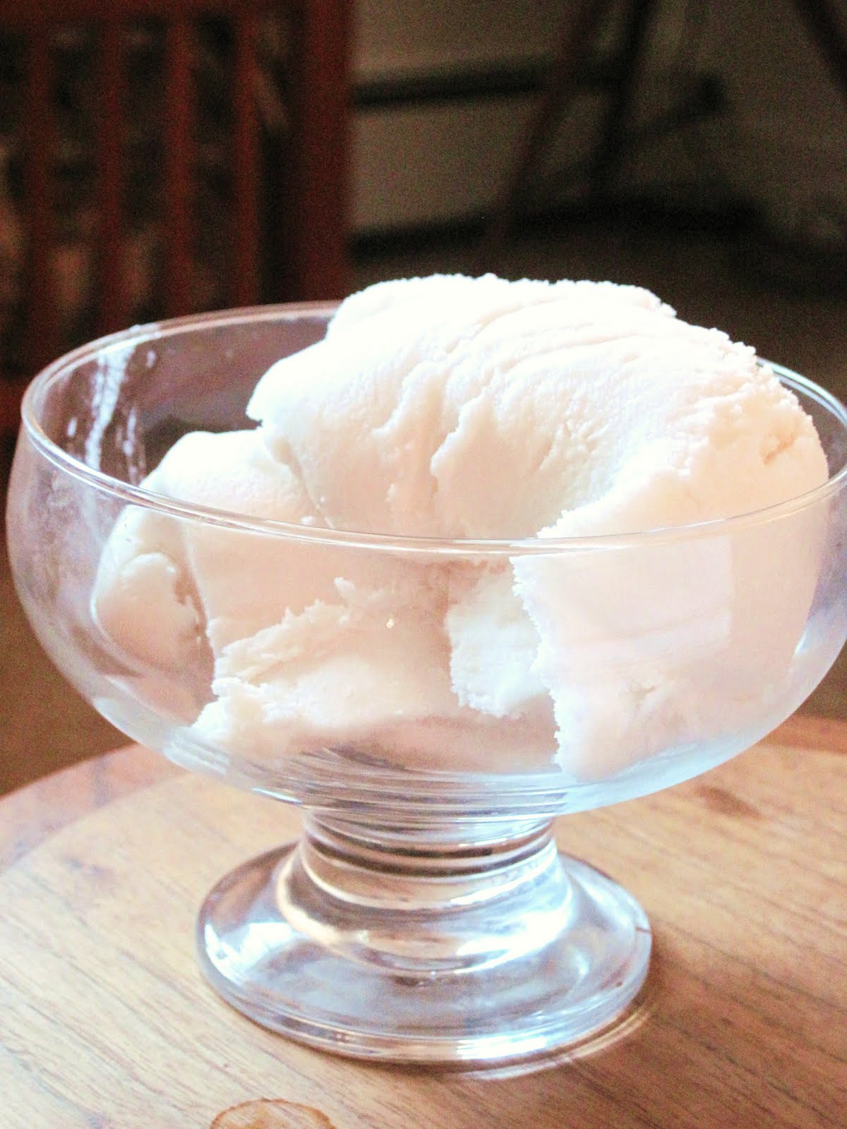 The Cook, The Dishwasher, and The Cookbooks Coconut Sorbet