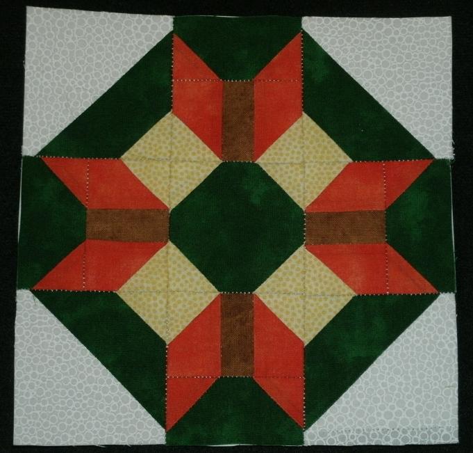 Kim's Northwoods Discoveries Lemoyne Star Wisconsin Quilt Blocks on Barns, Block of the Week
