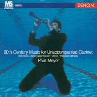 20th Century Music For Unaccompanied Clarinet