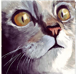 cat painting watercolor face paintings bunny water mouse paint sold