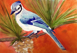 jay painting watercolor