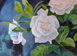 flowers watercolor painting bunny artwork