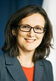 cecilia malmstrom nacida en gotemburgo, 40 años es ministra para la Unión Europea