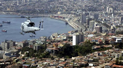 a la gran parada militar en Santiago sucedió la parada naval en Valparaíso