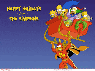 Free Simpsons Christmas Wallpapers