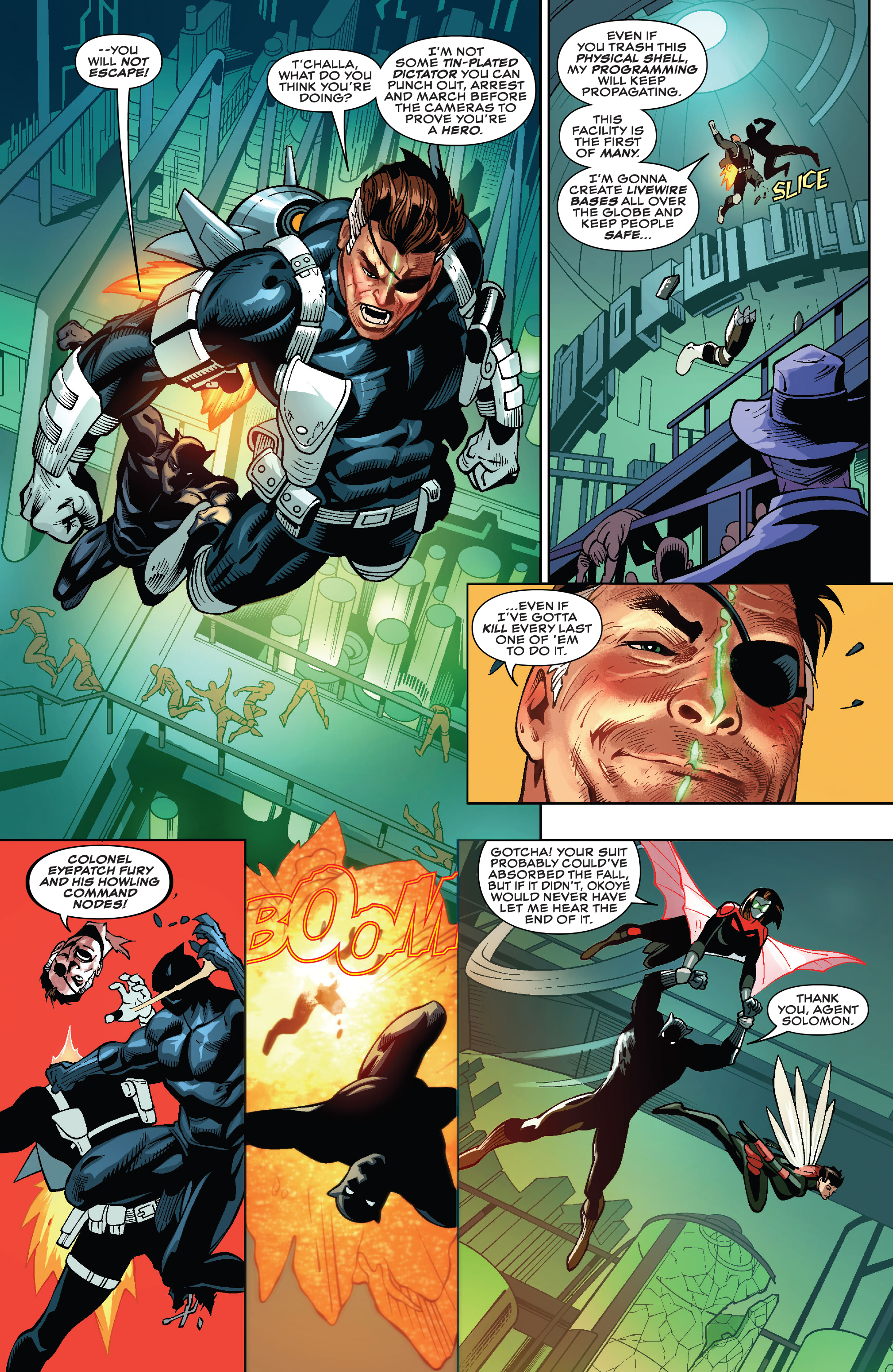 Read online Black Panther and the Agents of Wakanda comic -  Issue #6 - 16