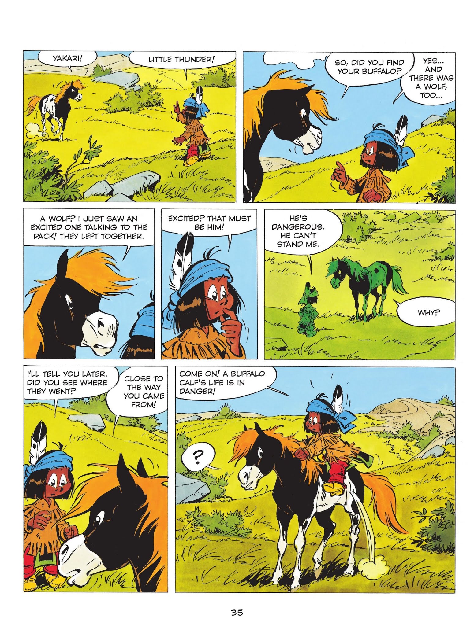 Read online Yakari comic -  Issue #14 - 37