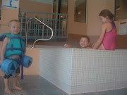 Hanging out by the hot tub