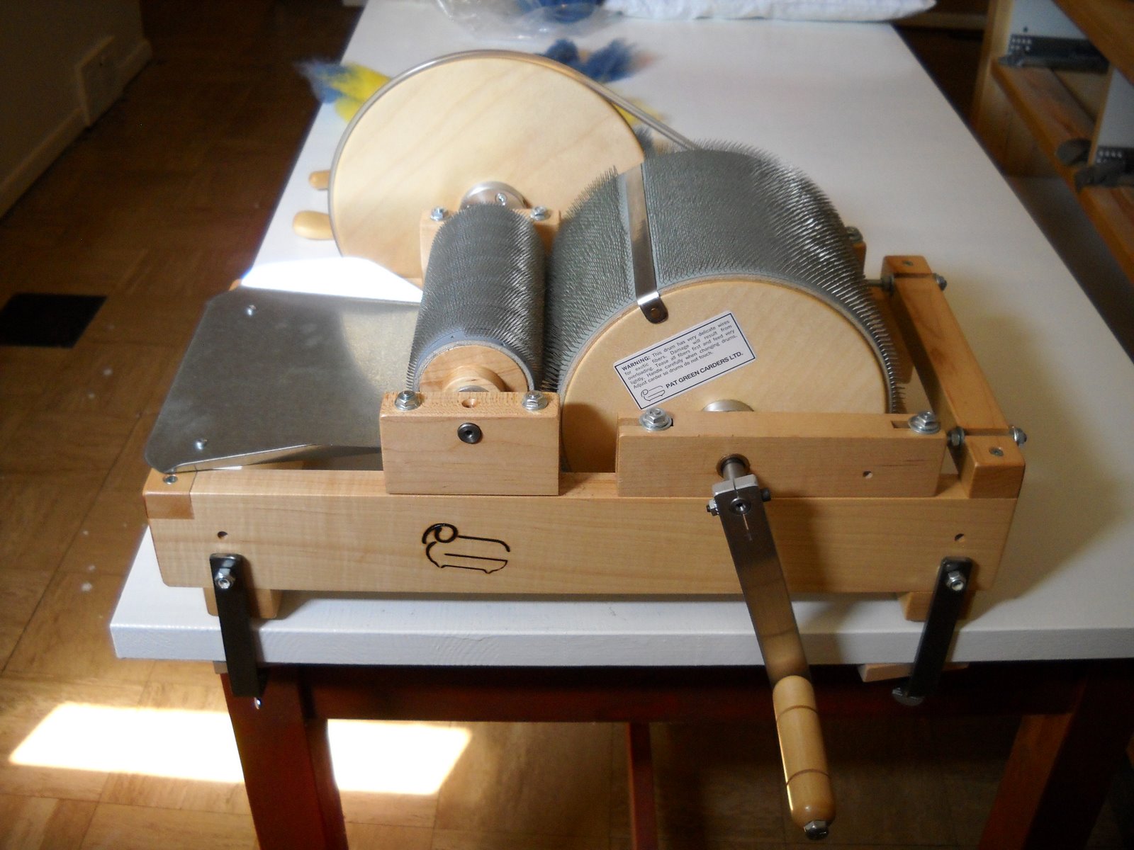 Wool lovefunctional fiber art Drum Carder TutorialEquipment