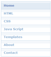 CSS Vertical Menus Tutorials