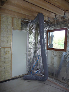 Notre Maison En Bois Pose De La 2eme Gaine Vmc Double Flux