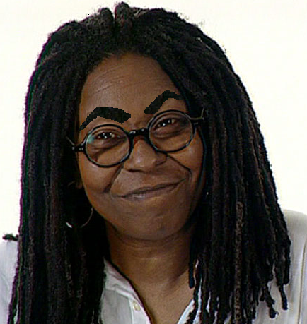 No goldberg does eyebrows whoopi have why The one