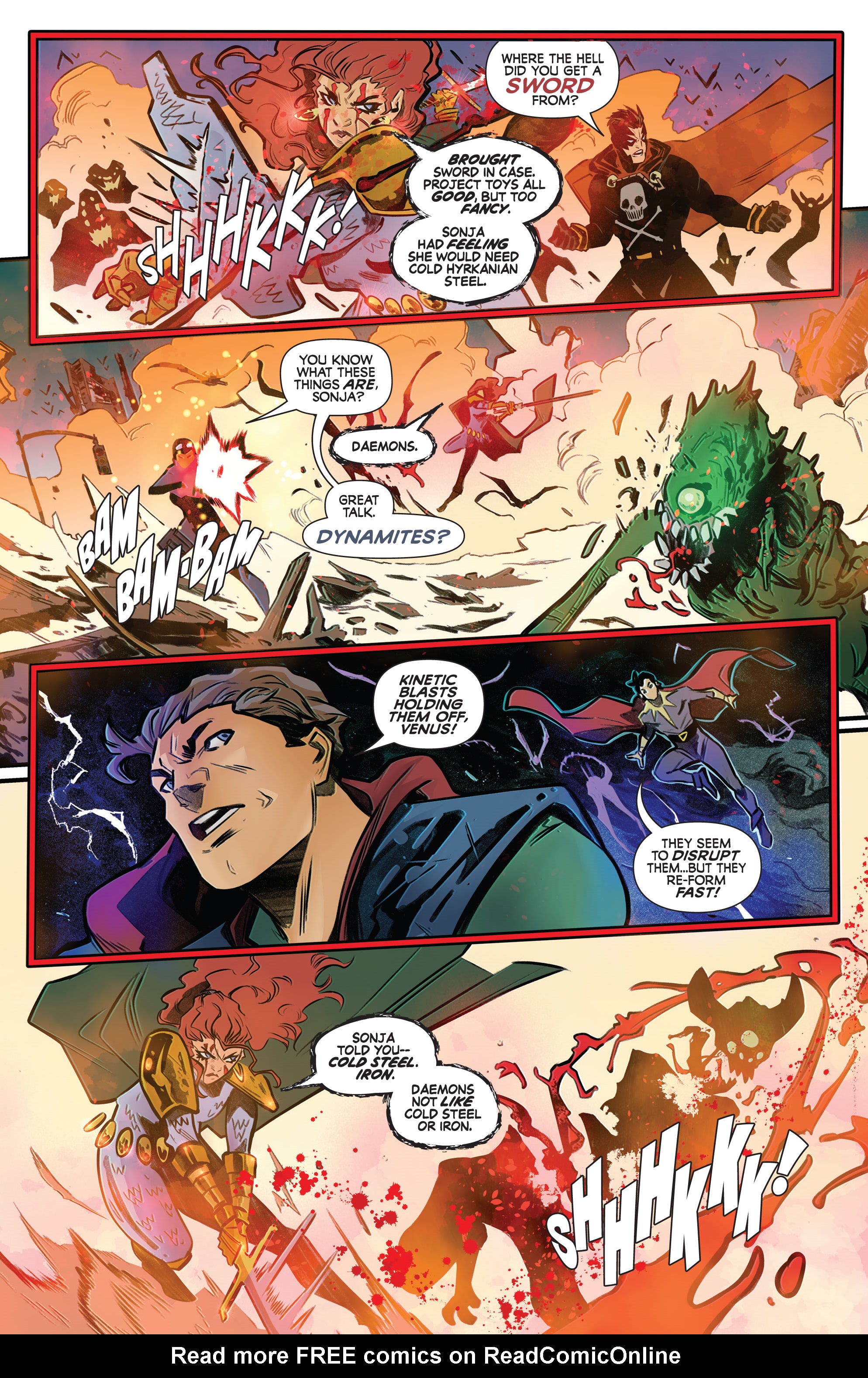 Read online Vampirella Vs. Red Sonja comic -  Issue #2 - 14